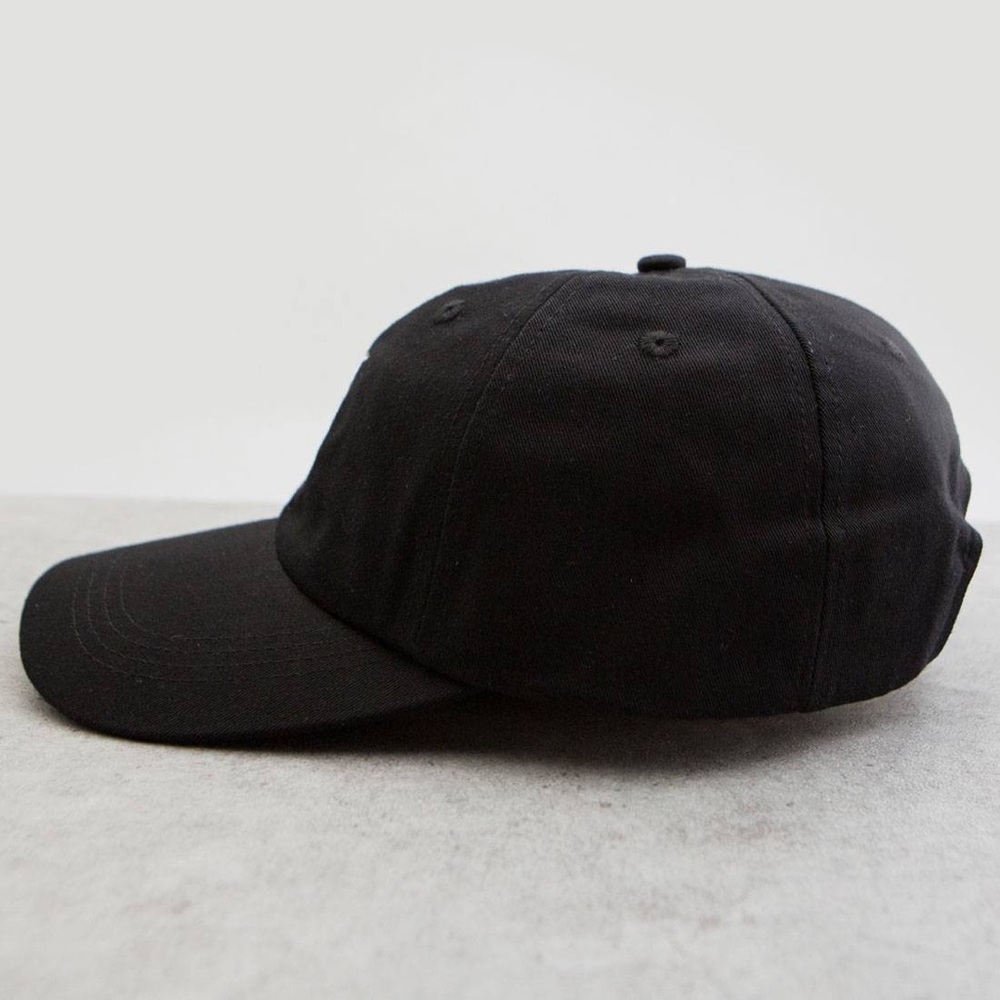 3/$25-Bait Script Logo Dad Cap in black - Picture 3 of 5